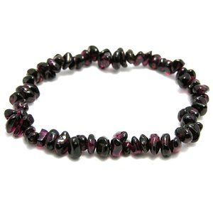 Garnet Splinter Gemstone Healing Bracelet